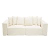 FURNITURE Fifty Five South Seating | Marseille 3 Seat Cream Sofa