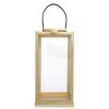 Accessories Fifty Five South Lanterns | Herber Large Gold Steel With Hair On Leather Handle Lantern