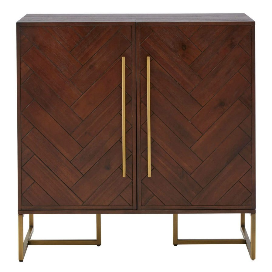 FURNITURE Fifty Five South Storage | Brando Brown Drinks Cabinet