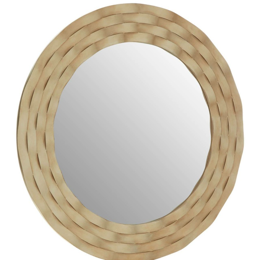 Bathe and Utility Fifty Five South Mirrors | Gwenn Wall Mirror With Antique Silver Finish