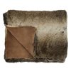 Accessories Bosie Throws and Blankets | Bosie Lamina Mocha Ombre Throw