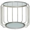 FURNITURE Fifty Five South Side Tables | Oria Side Table With Glass Top