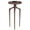 FURNITURE Fifty Five South Side Tables | Diren Rough Bronze Finish Side Table