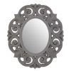 Bathe and Utility Premier Mirrors | Antique Grey Scroll Design Wall Mirror