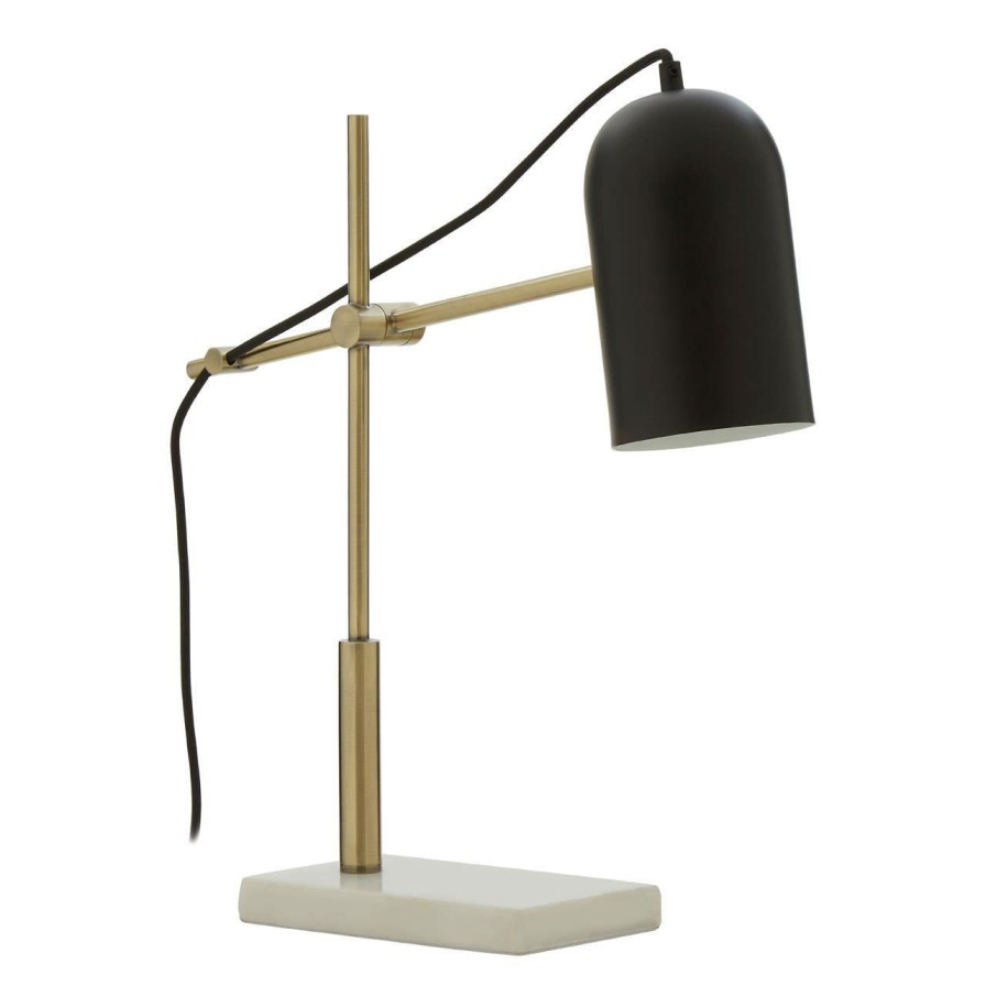 Accessories Fifty Five South Desk Lamps | Equipoise Black Shade Desk Lamp