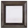 Bathe and Utility Fifty Five South Mirrors | Riza Small Black Frame And Bevelled Wall Mirror