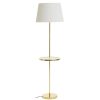 Accessories Premier Table Lamps | Stockholm Shiny Brass Tapered Table Lamp