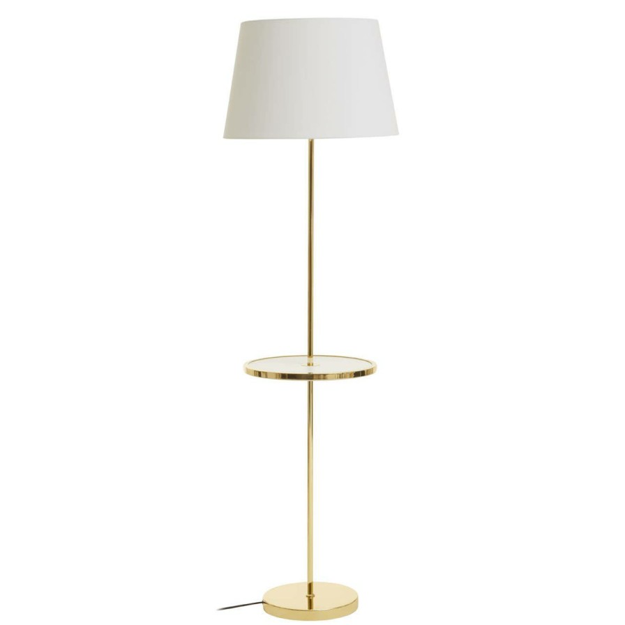 Accessories Premier Table Lamps | Stockholm Shiny Brass Tapered Table Lamp