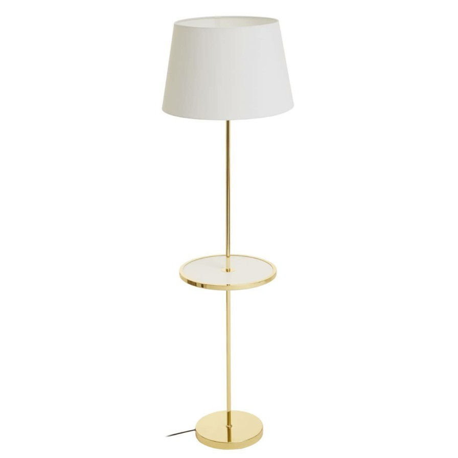 Accessories Premier Table Lamps | Stockholm Shiny Brass Tapered Table Lamp