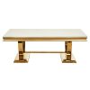 FURNITURE Fifty Five South Coffee Tables | Moda Ivory White Marble Coffee Table