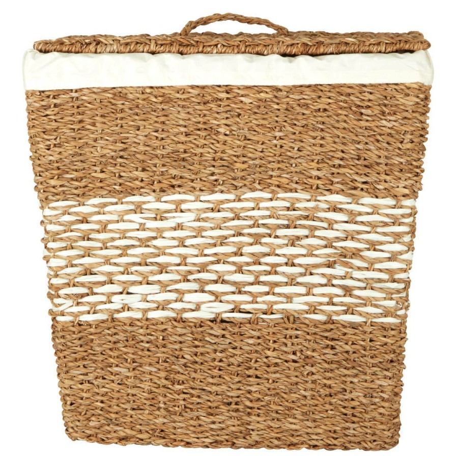 Bathe and Utility Premier Boxes, Bags and Baskets | Tapered Seagrass Basket With Lid