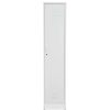 FURNITURE Premier Cabinets | Academy One Door White Metal Locker