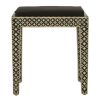 FURNITURE Fifty Five South Footstools | Mother Of Pearl Boho Stool