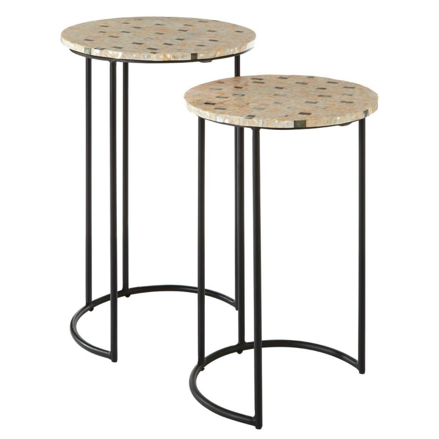 FURNITURE Premier Side Tables | Halle Mother Of Pearl Side Tables