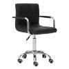 FURNITURE Premier Seating | Black Home Office Chair With Swivel Base