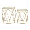 FURNITURE Premier Side Tables | Avantis Set Of 2 Hexagonal Side Tables