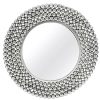 Bathe and Utility Fifty Five South Mirrors | Templar Pewter Finish Wall Mirror