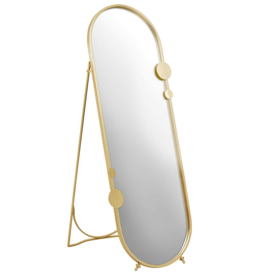 Accessories Premier Floor Mirrors | Farran Gold Finish Floor Mirror