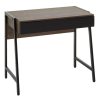 FURNITURE Premier Desks | Bradbury Dark Oak Veneer Desk