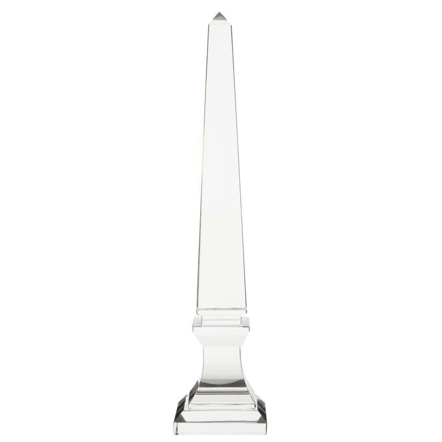 Accessories Fifty Five South Sculptures and Ornaments | Carrie Large Crystal Obelisk