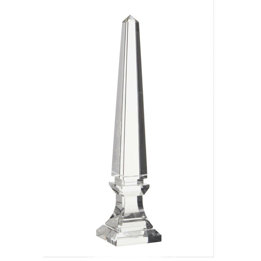 Accessories Fifty Five South Sculptures and Ornaments | Carrie Large Crystal Obelisk