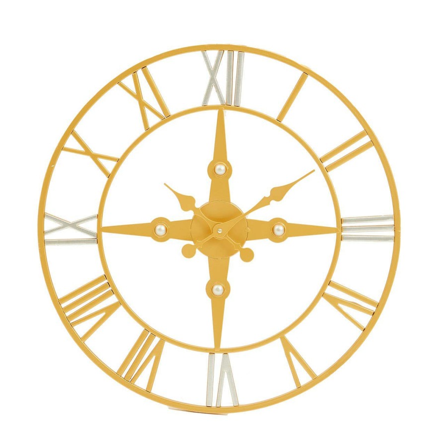 Accessories Premier Wall Clocks | Vitus Gold Silver Wall Clock