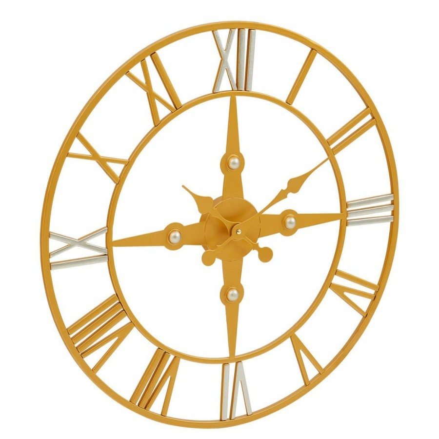 Accessories Premier Wall Clocks | Vitus Gold Silver Wall Clock