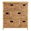 FURNITURE Premier Storage | 6 Basket Drawers Natural Water Storage Unit