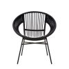 FURNITURE Premier Conservatory | Lagom Black Natural Rattan And Iron Black Chair