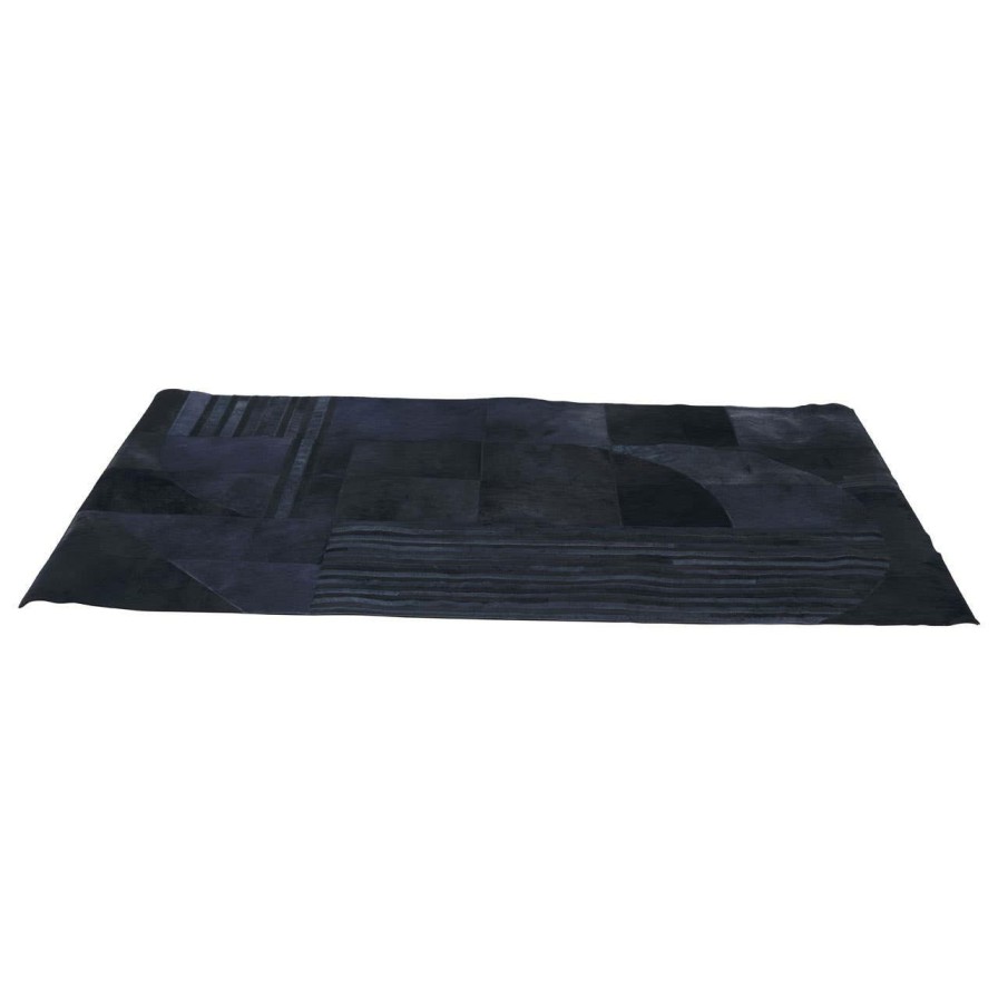 Accessories Fifty Five South Rugs | Safira Large Black And Grey Rug