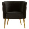 FURNITURE Fifty Five South Seating | Manhattan Black Tub Chair