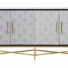 FURNITURE Fifty Five South Storage | Cadiz Grey Shagreen Sideboard