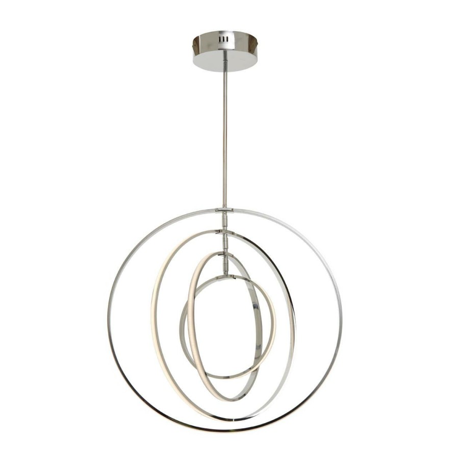 Accessories Fifty Five South Light and Ceiling Shades | Trieste Four Ring Pendant Light