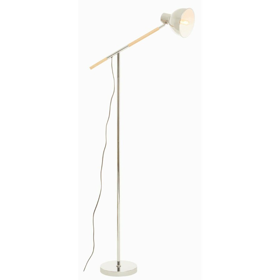 Accessories Premier Floor Lamps | Stockholm Chrome Adjustable Floor Lamp