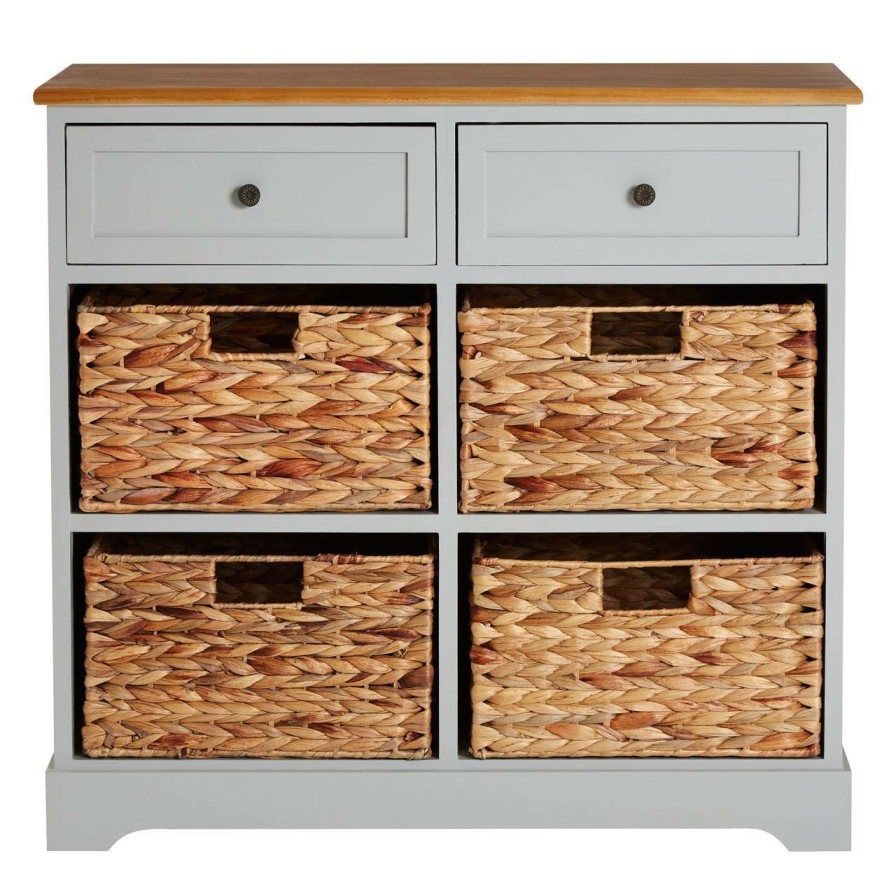 FURNITURE Premier Storage | Vermont Two Drawers Four Baskets Cabinet