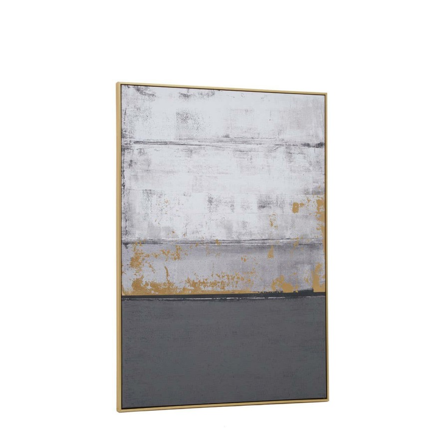 Accessories Fifty Five South Wall Art and Canvases and Hangings | Astratto Grey Oil Paint Wall Artwork