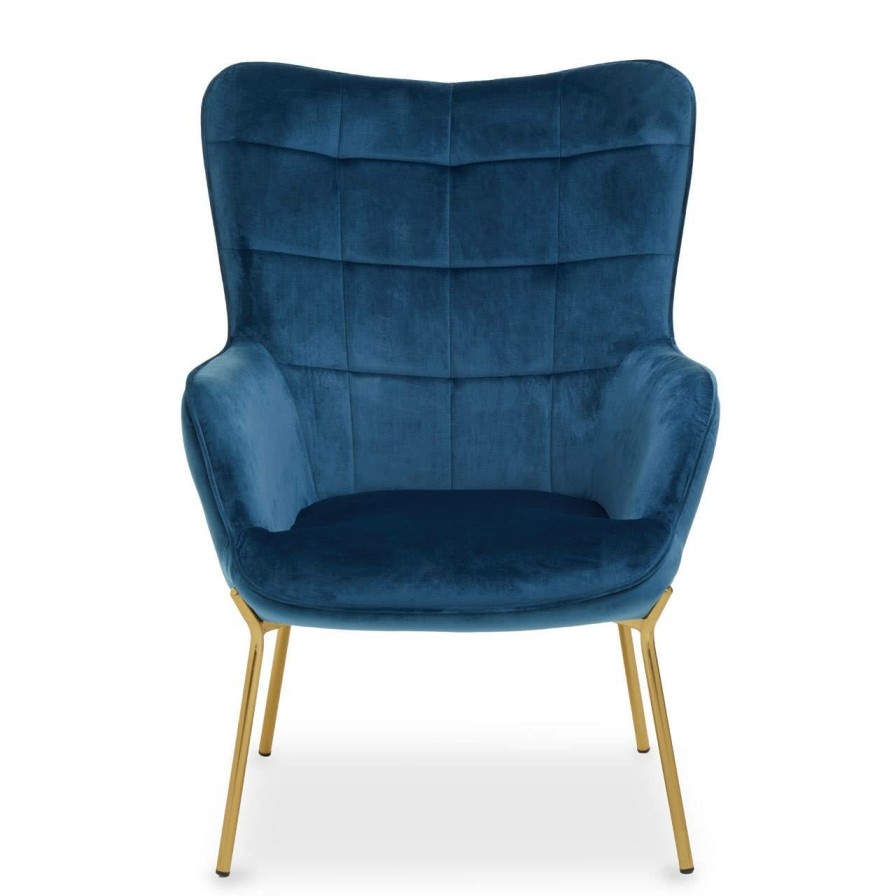 FURNITURE Premier Seating | Stockholm Blue Velvet Chair