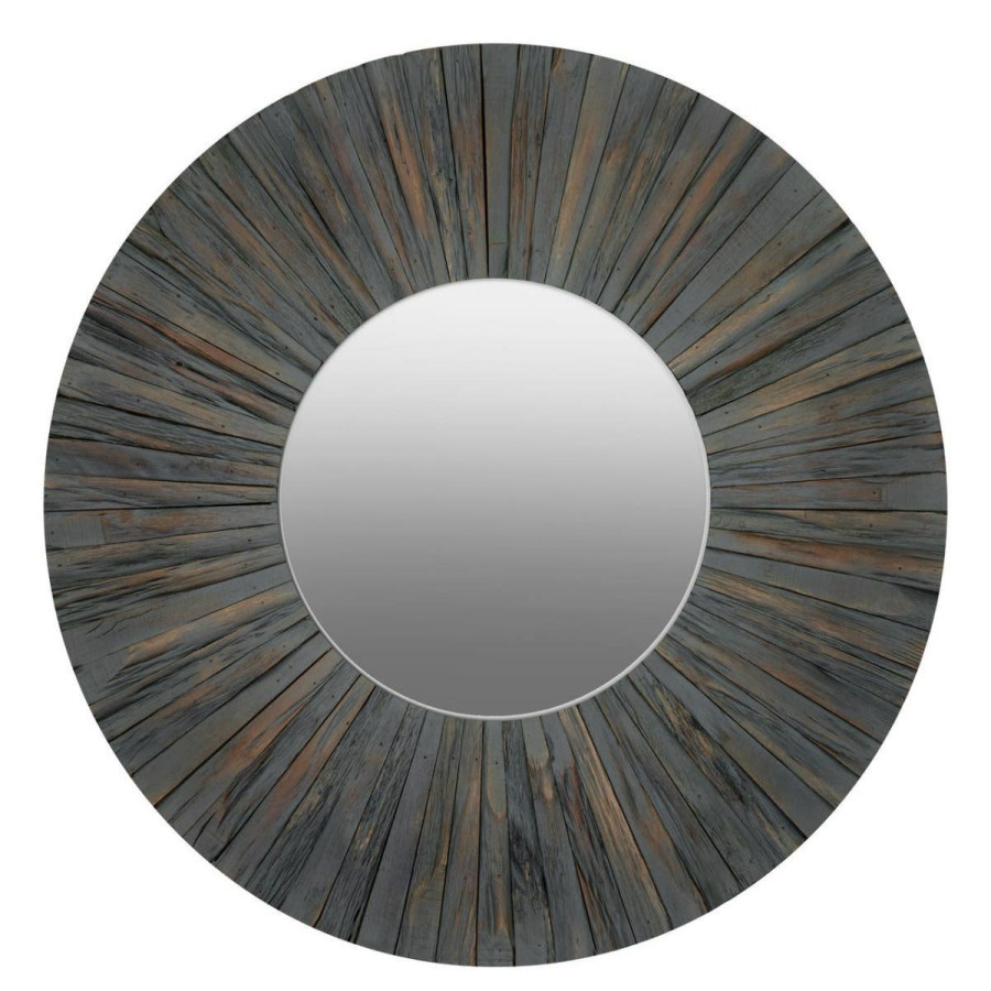 Bathe and Utility Fifty Five South Mirrors | Dia Driftwood Wall Mirror