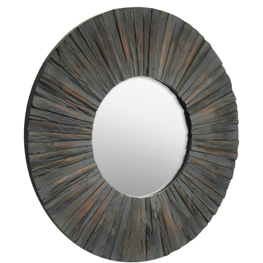 Bathe and Utility Fifty Five South Mirrors | Dia Driftwood Wall Mirror