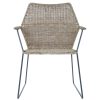 FURNITURE Fifty Five South Seating | Manado Angled Design Natural Rattan Chair