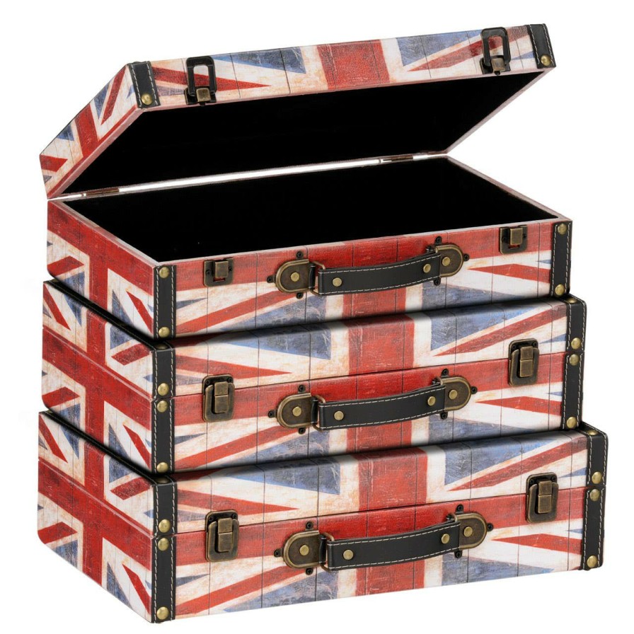 FURNITURE Premier Trunks | Britannia Storage Cases - Set Of 3