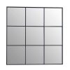 Bathe and Utility Premier Mirrors | Grid Wall Mirror With Black Finish Frame