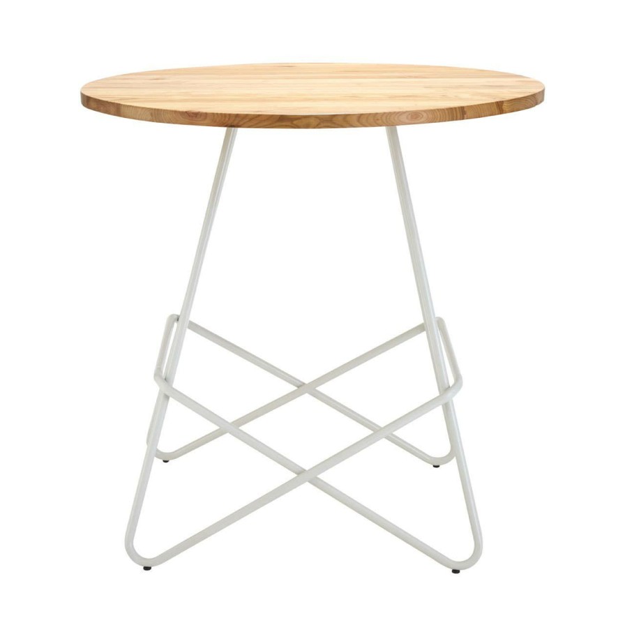 FURNITURE Premier Side Tables | District White Metal Round Table