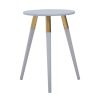 FURNITURE Premier Side Tables | Nostra Light Grey Side Table