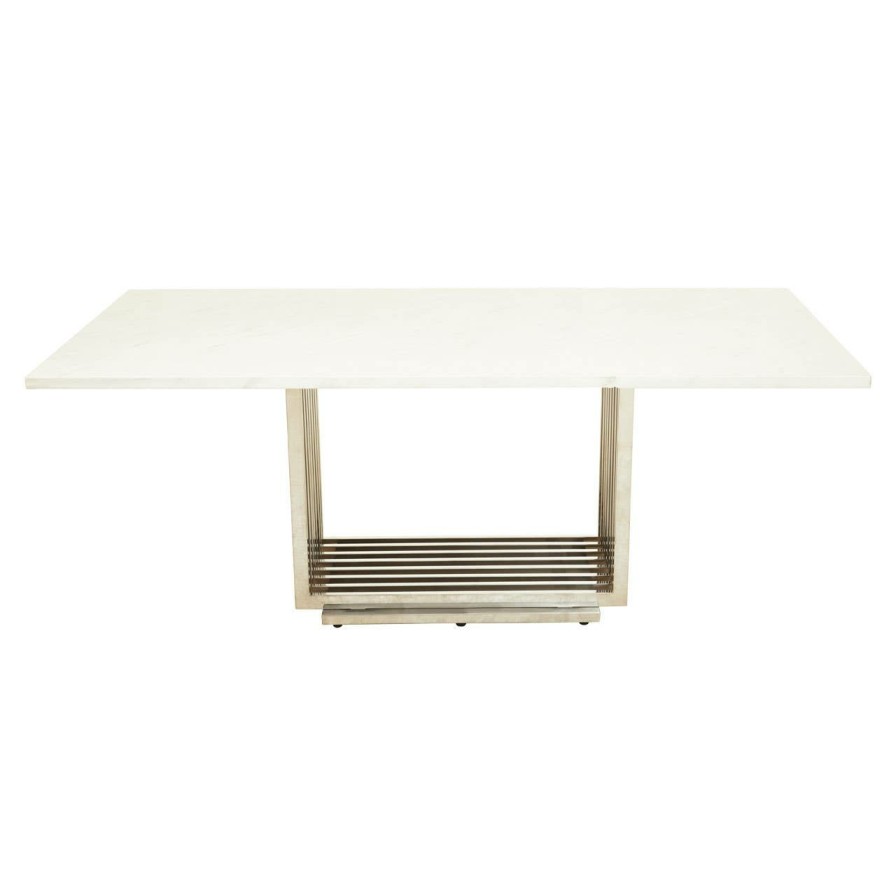 FURNITURE Fifty Five South Dining Tables | Moda White Marble Dining Table