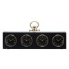 Accessories Fifty Five South Mantel Clocks | Hampstead Horizontal Time Zone Clock