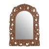 Bathe and Utility Premier Mirrors | Antique Brown Arc Leaf Wall Mirror