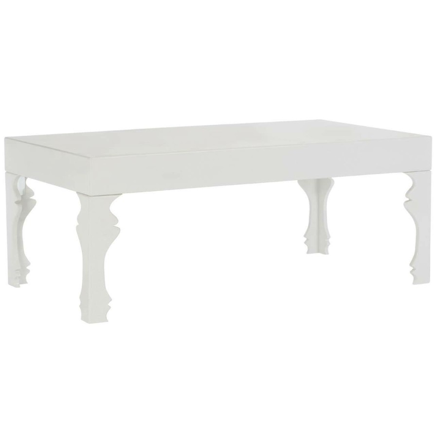 FURNITURE Premier Coffee Tables | Luis White High Gloss Finish Coffee Table