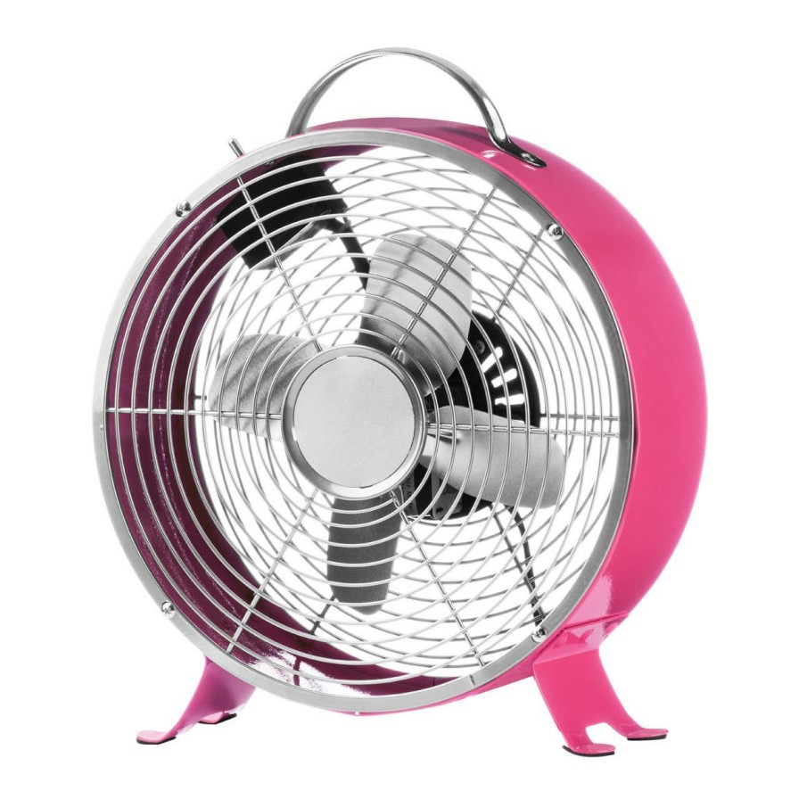 Bathe and Utility Premier Fans | Hot Pink Retro Desk Fan