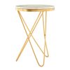 FURNITURE Fifty Five South Side Tables | Templar Iron Table With Hairpin Legs